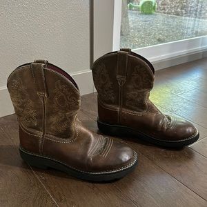 Ariat Fatboy Brown Leather Boots